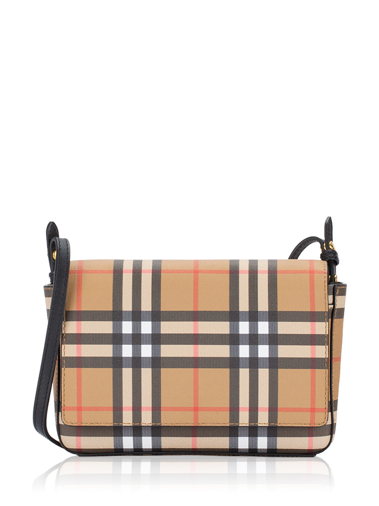 House Check Tartan Hampshire Crossbody Black