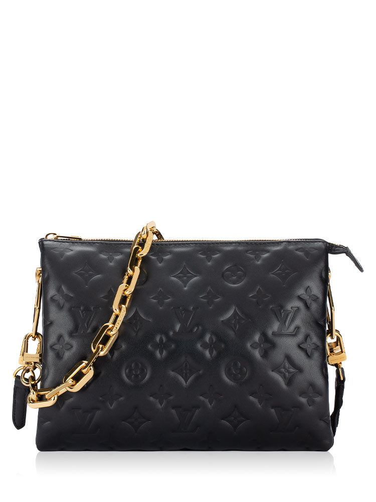 Lambskin Monogram Coussin PM Noir