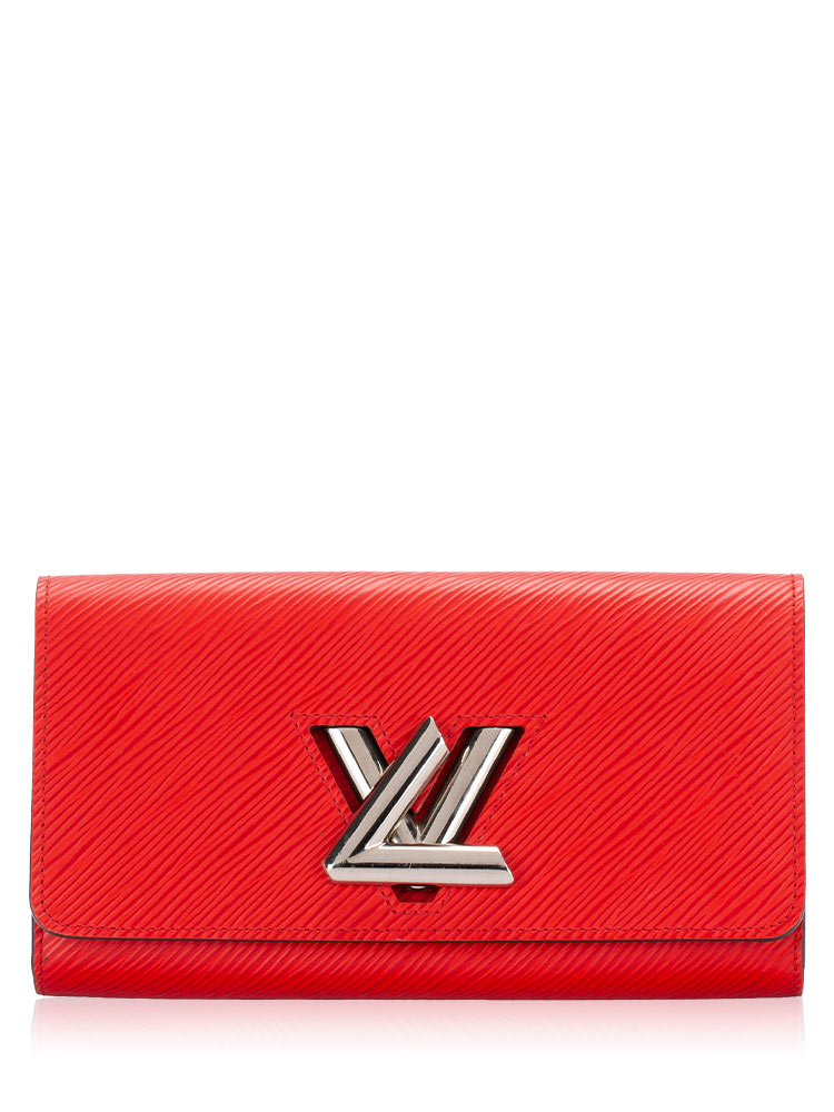 Epi Twist Wallet Coquelicot
