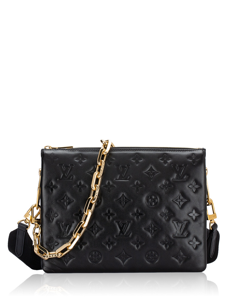Lambskin Monogram Coussin PM NV Noir
