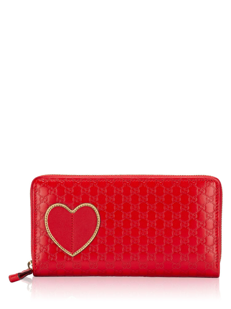 Microguccissima Continental Wallet Red
