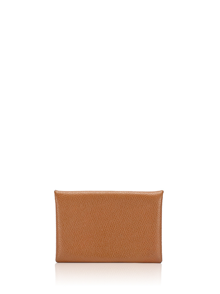 Epsom Calvi Card Case Gold