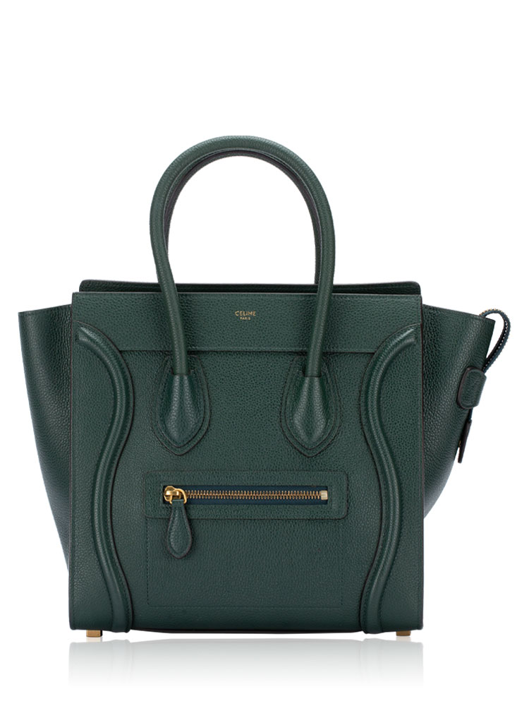 Drummed Calfskin Micro Luggage Amazone