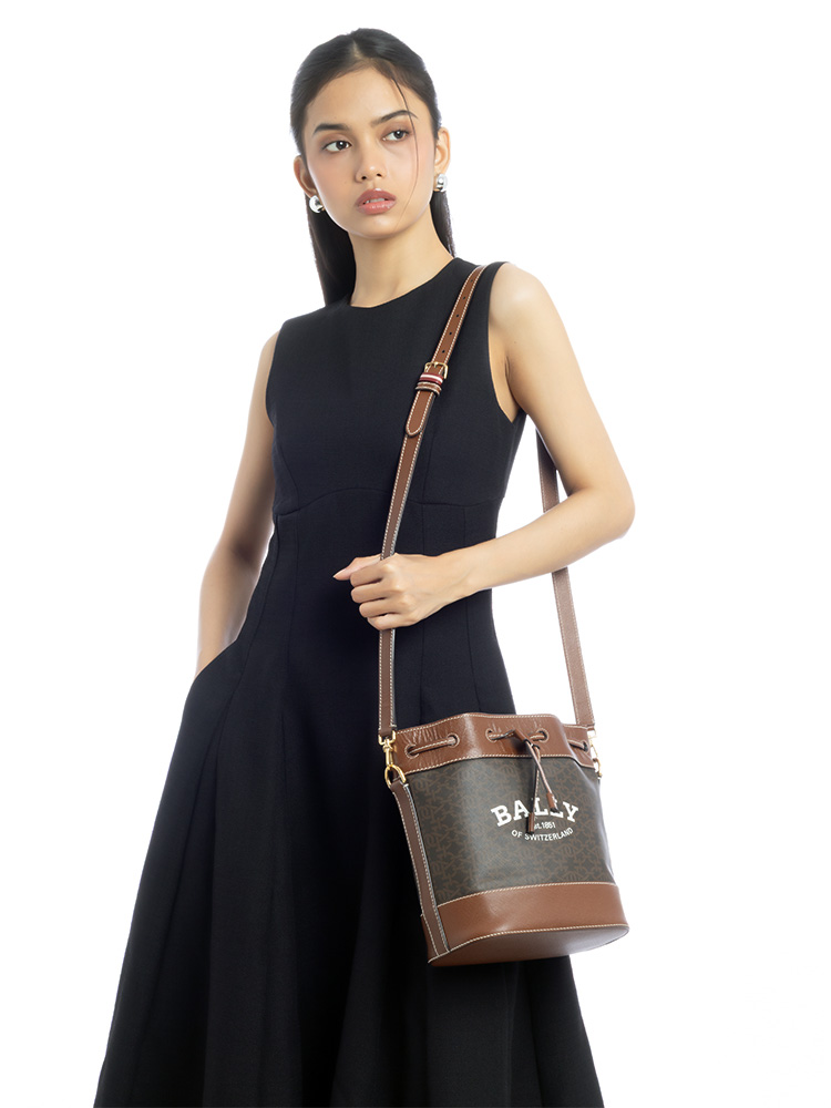 Monogram Cleoh Xs Bucket Bag Brown