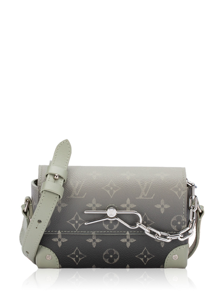 Monogram Gradient Steamer Wearable Wallet Khaki