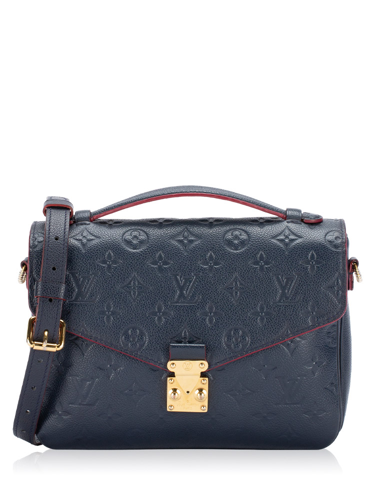 Monogram Empreinte Pochette Metis Marine Rouge