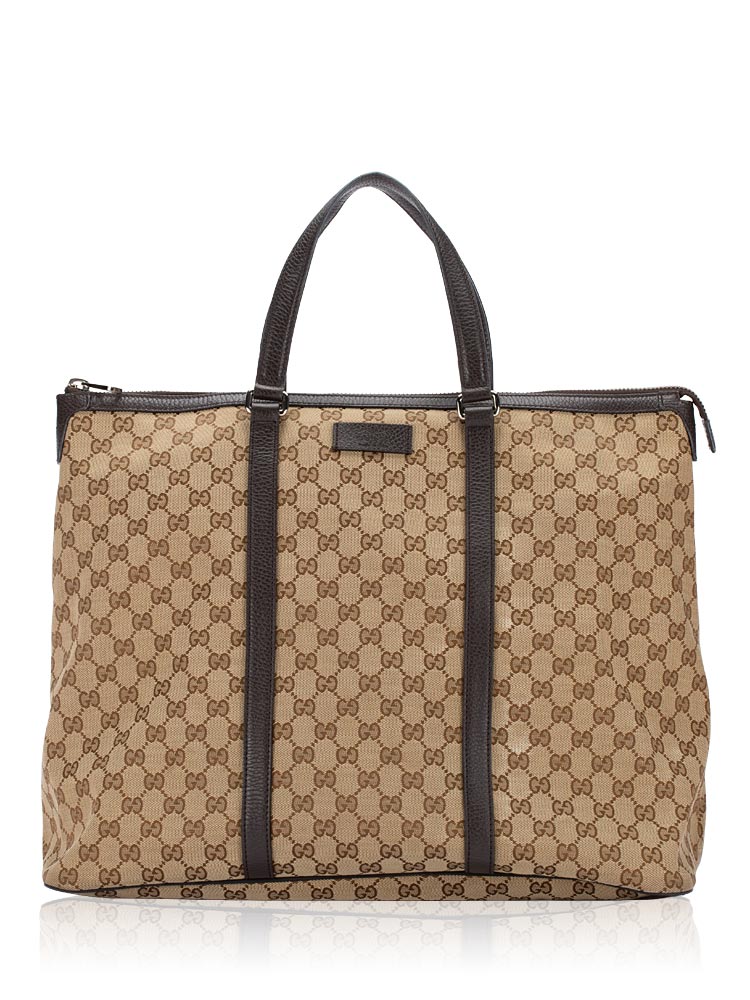 GG Supreme Joy Large Weekender Beige Ebony