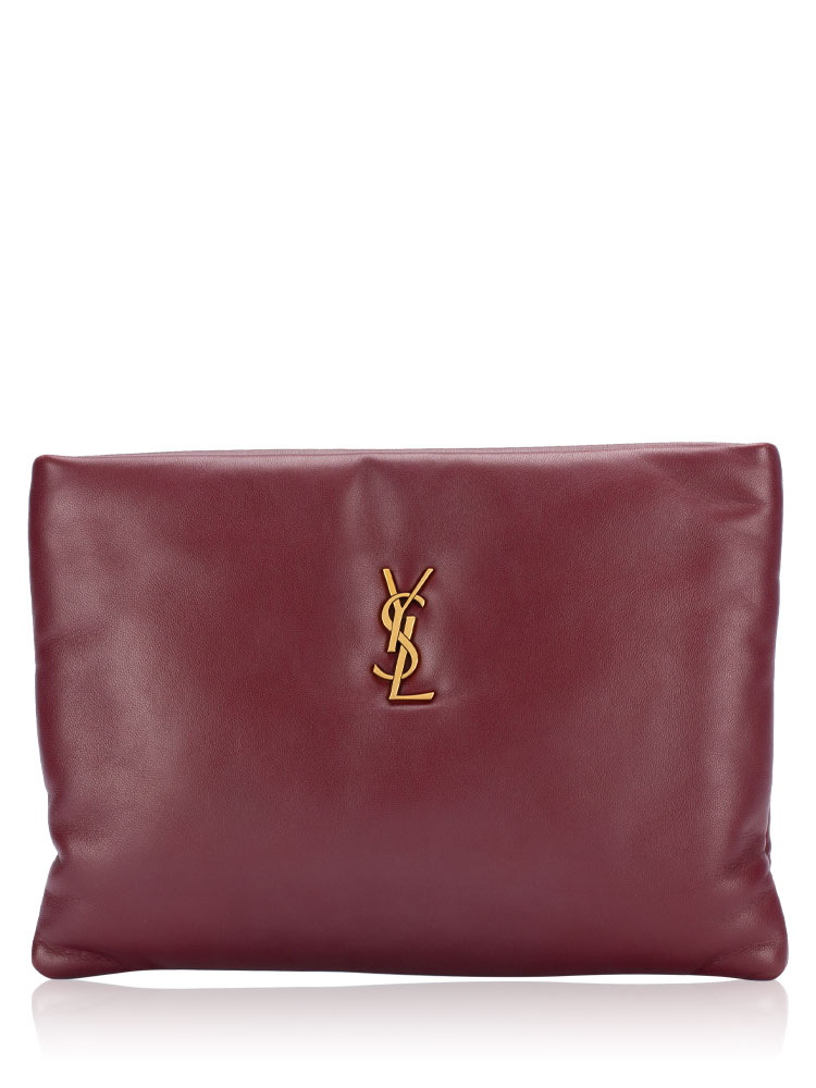 Lambskin Calypso Large Pouch Rouge Merlot
