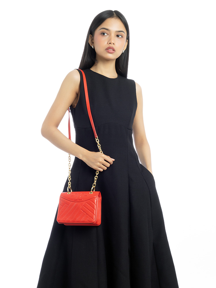 Alexa Mini Shoulder Bag Poppy Orange
