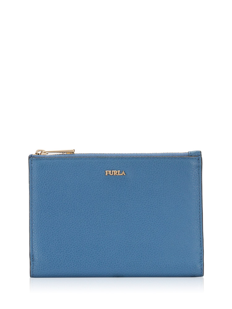 Linda Leather Passport Holder Blue Denim