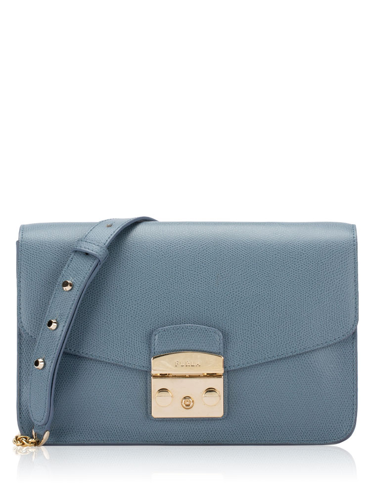 Metropolis Medium Crossbody Baby Blue