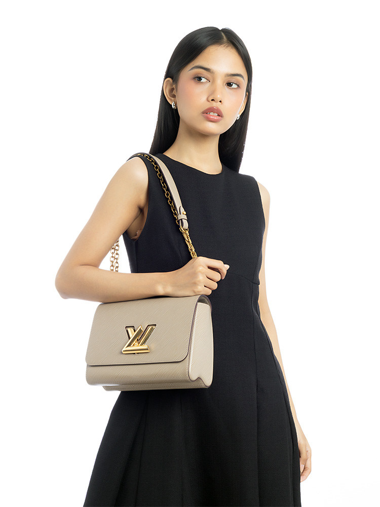 Epi Twist Shoulder Bag MM Galet