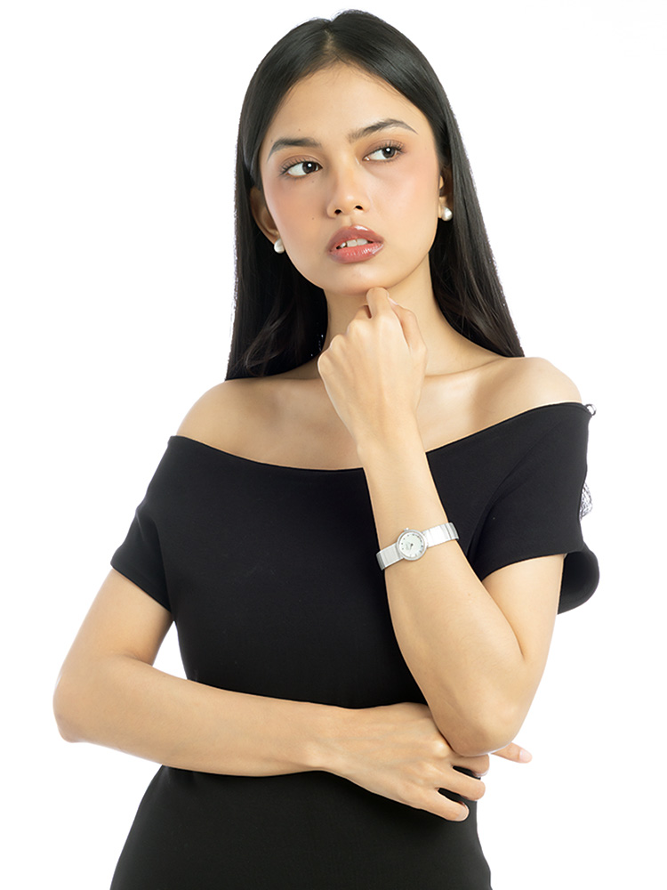 Stainless MOP La Baby Di Watch Silver