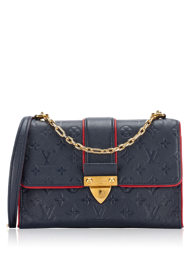 Monogram Empreinte Saint Sulpice PM Marine Rouge