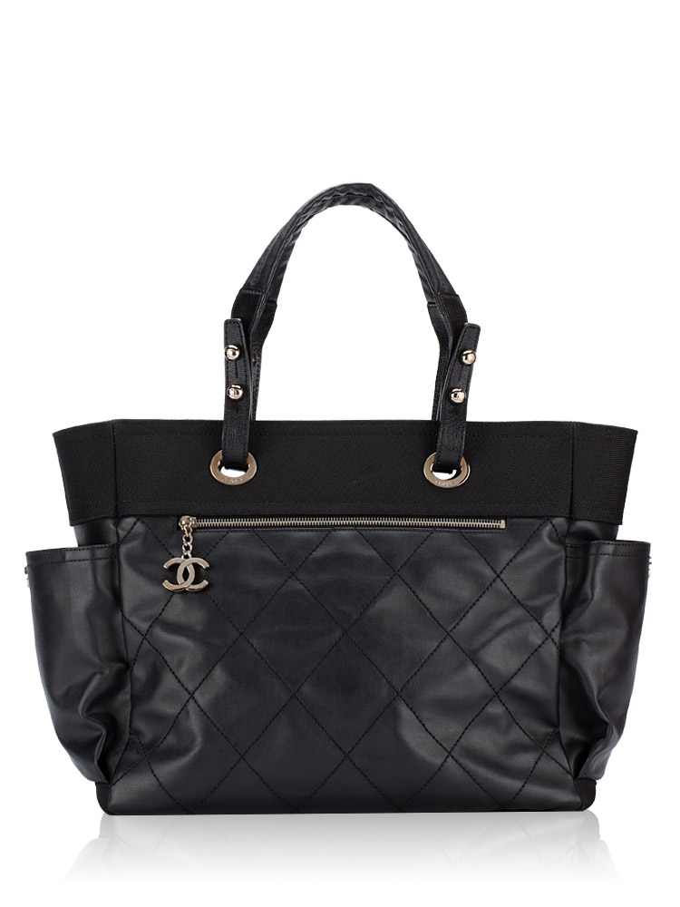 Paris Biarritz Grand Shopping Tote Black