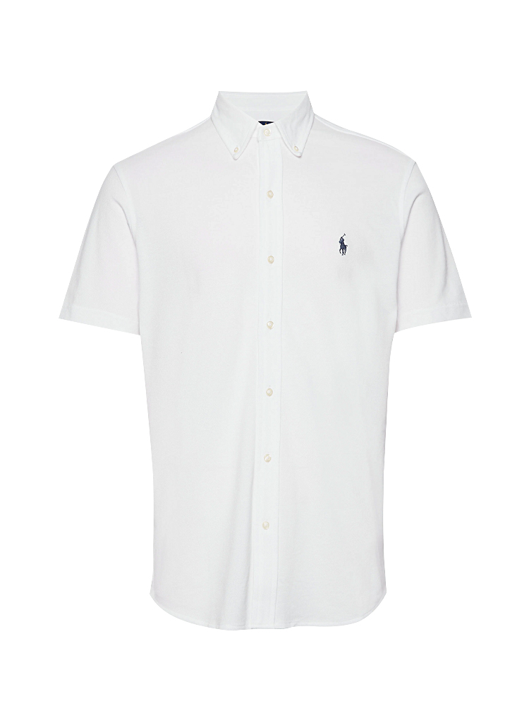 Featherweight Mesh Polo Shirt White Sz XL