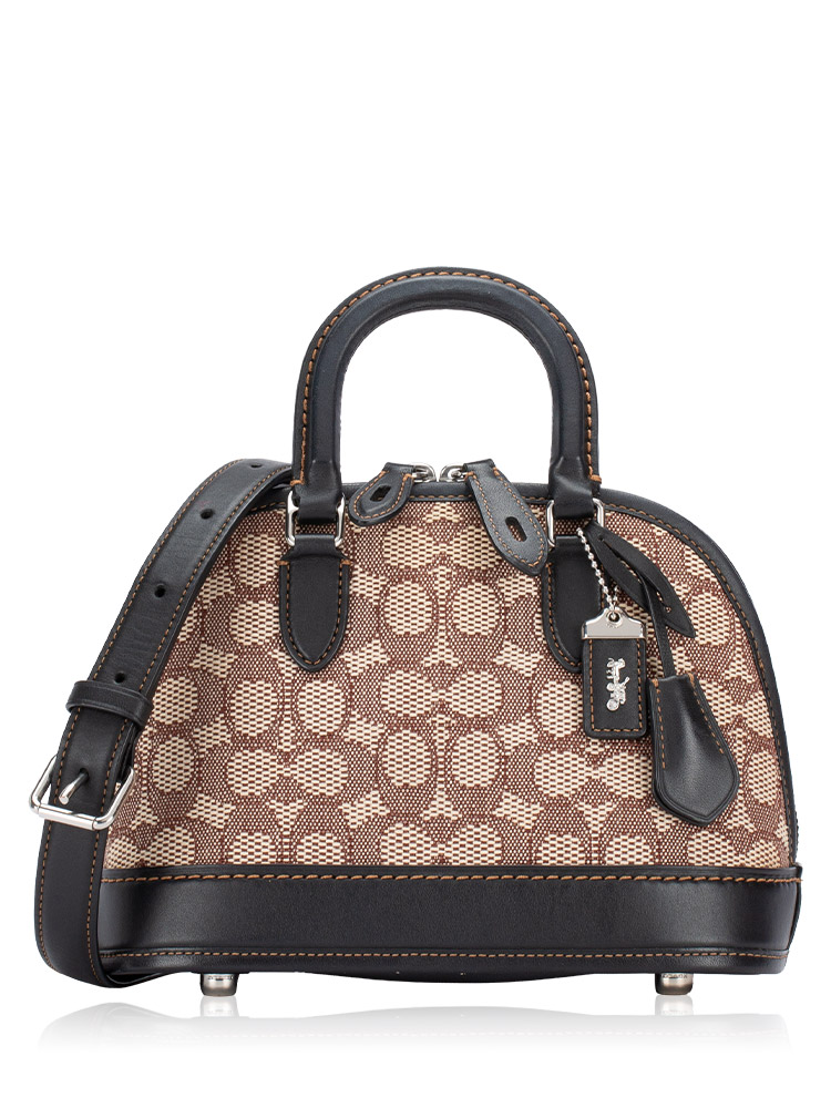 CF295 Signature Revel Satchel Cocoa Black