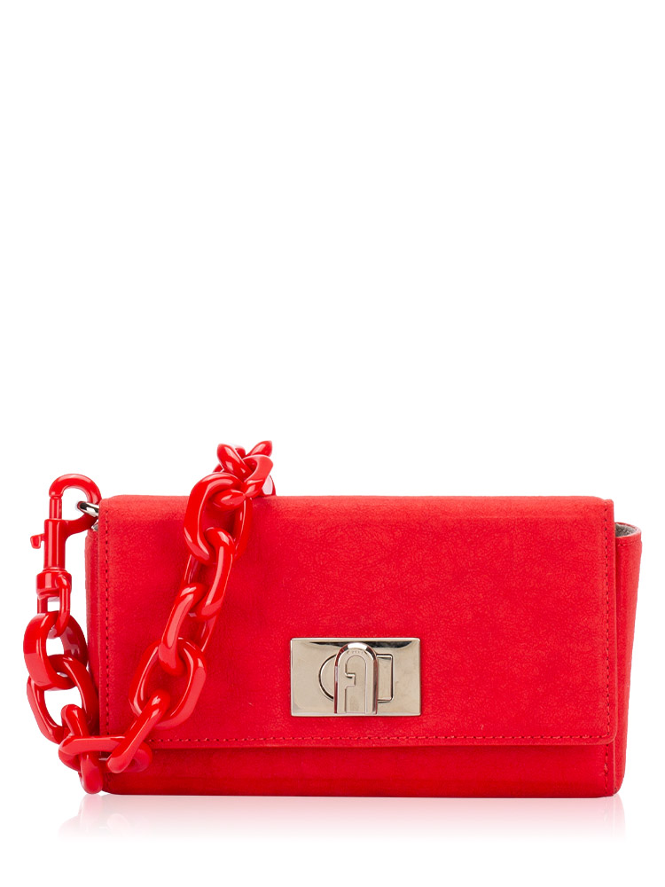 Bloom Mini Chain Shoulder Bag Papavero Red