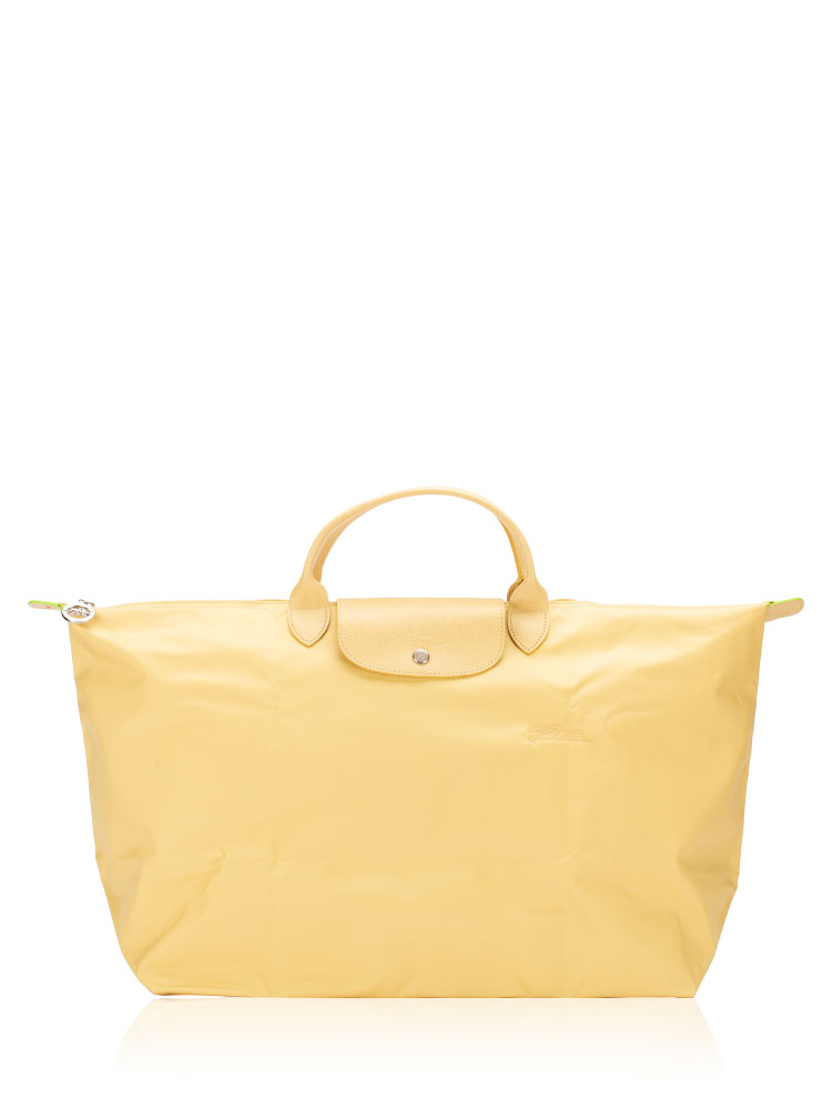 Le Pliage Green Large Travel Bag Wheat