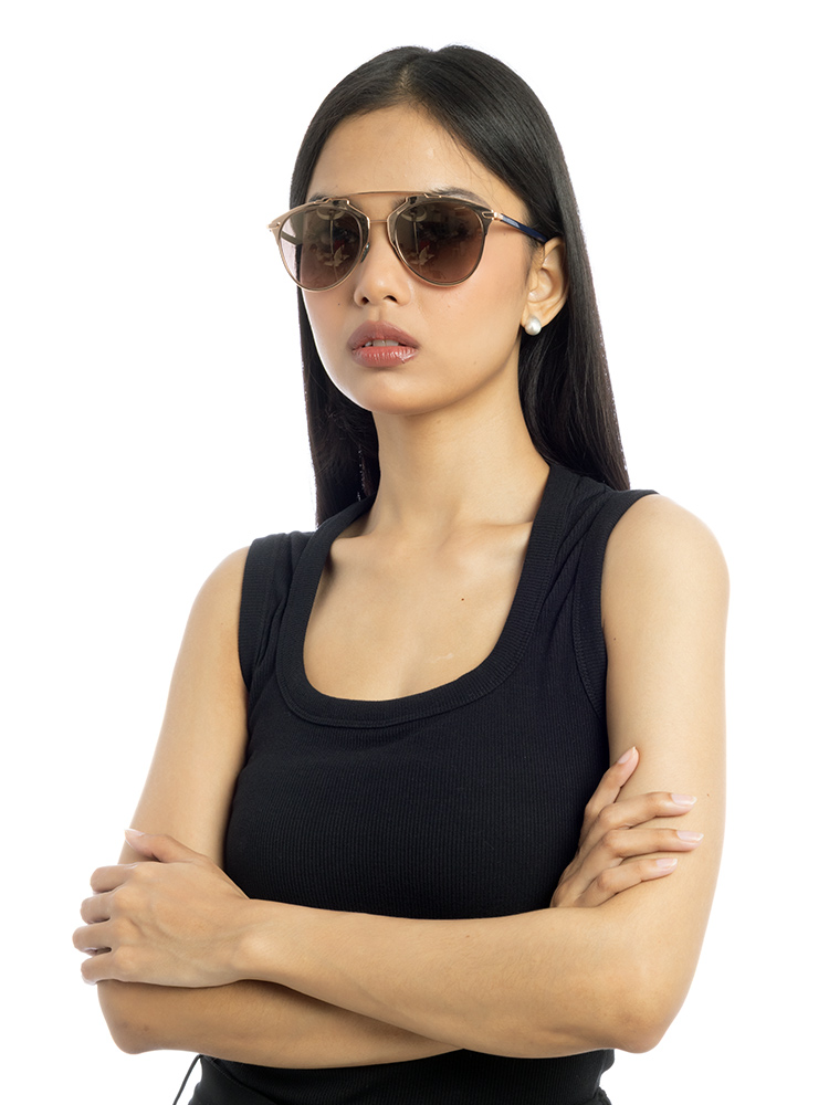 3210R Aviator Sunglasses Copper Blue