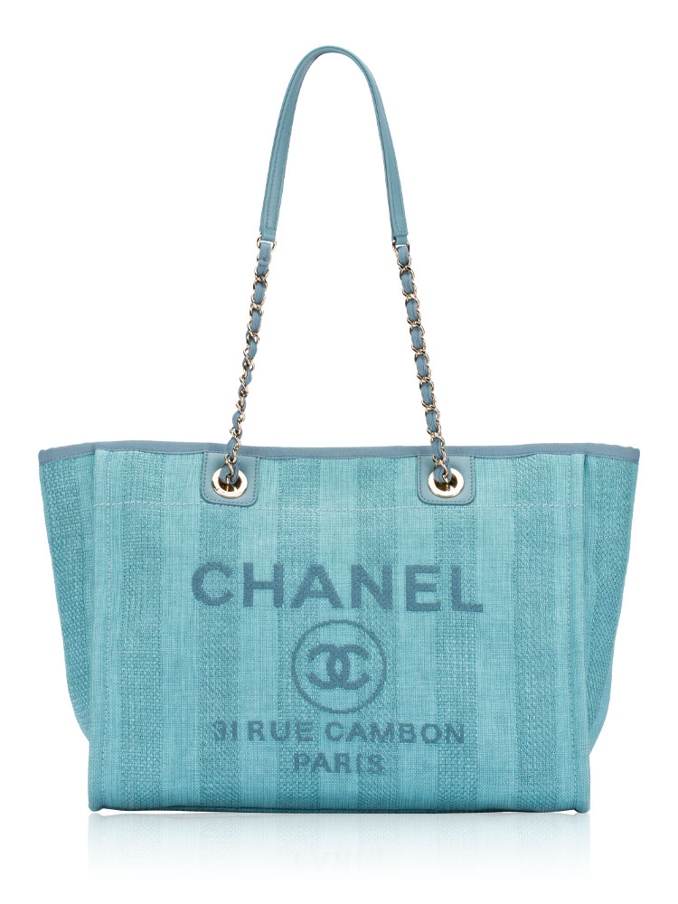 Canvas Deauville Small Tote Blue