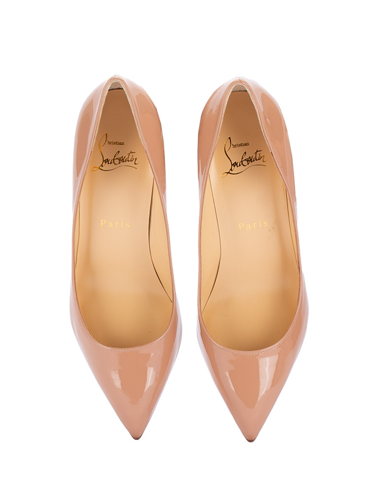 Patent Pigalle Follies 85 Pumps Nude sz 36.5