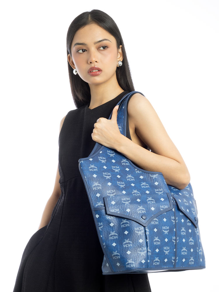 Visetos Leni X-Large Shopper Blue