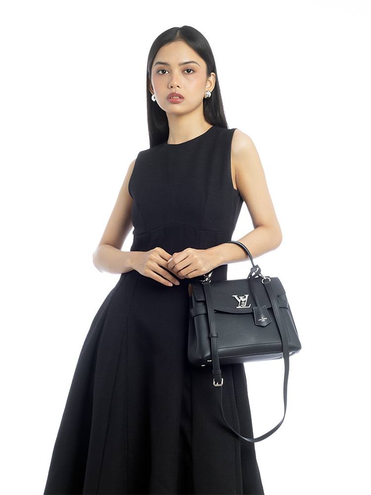 Soft Calfskin Lockme Ever BB Black