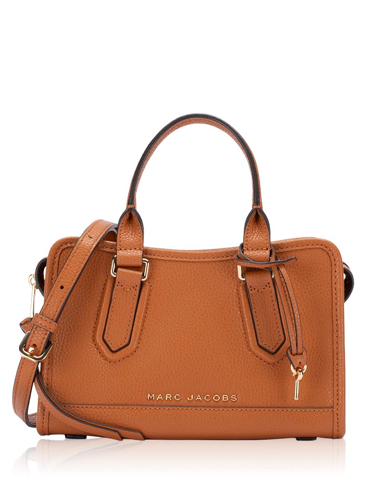Drifter Pebble Leather Small Satchel Smoked Almond