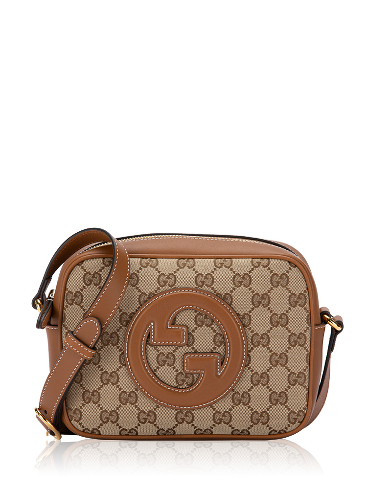 GG Canvas Blondie Mini Shoulder Bag Beige Ebony