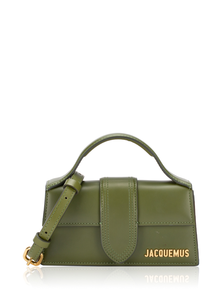 Calfskin Le Bambino Mini Top Handle Bag Green