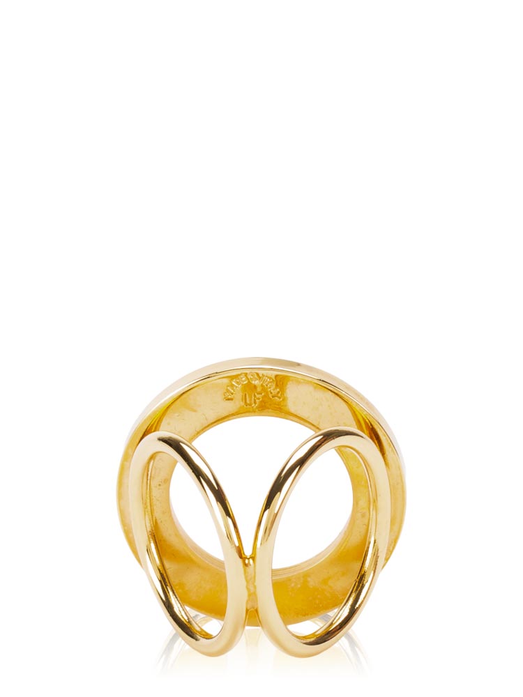 Vintage Scarf Ring Gold