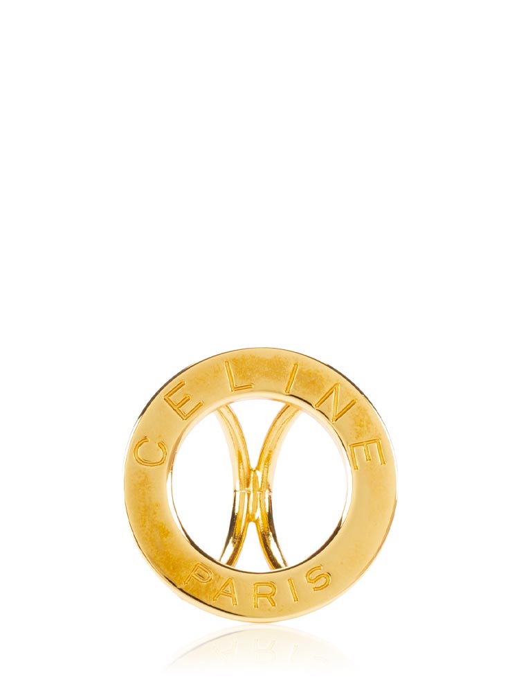 Vintage Scarf Ring Gold