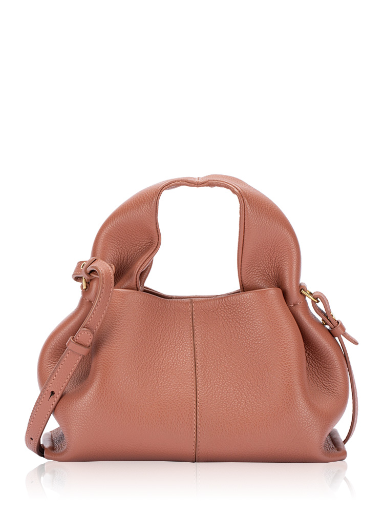 Textured Calfskin Numero Neuf Mini Blush