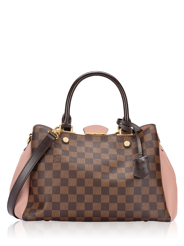 Damier Ebene Cuir Taurillon Brittany Magnolia