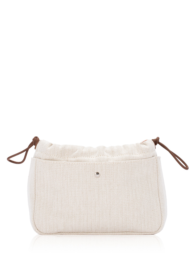 Toile Barenia Fourbi 20 PM Bag Insert Natural Fauve