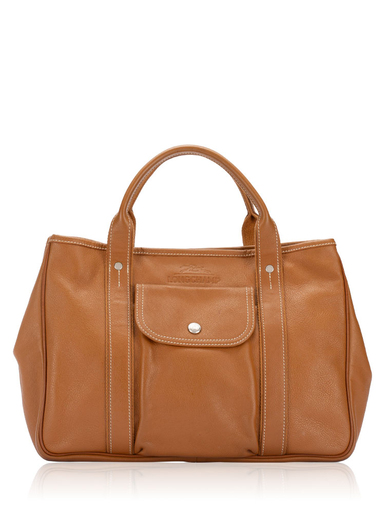 Vintage Leather Roseau Tote Camel