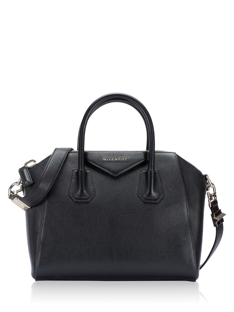 Sugar Goatskin Small Antigona Black