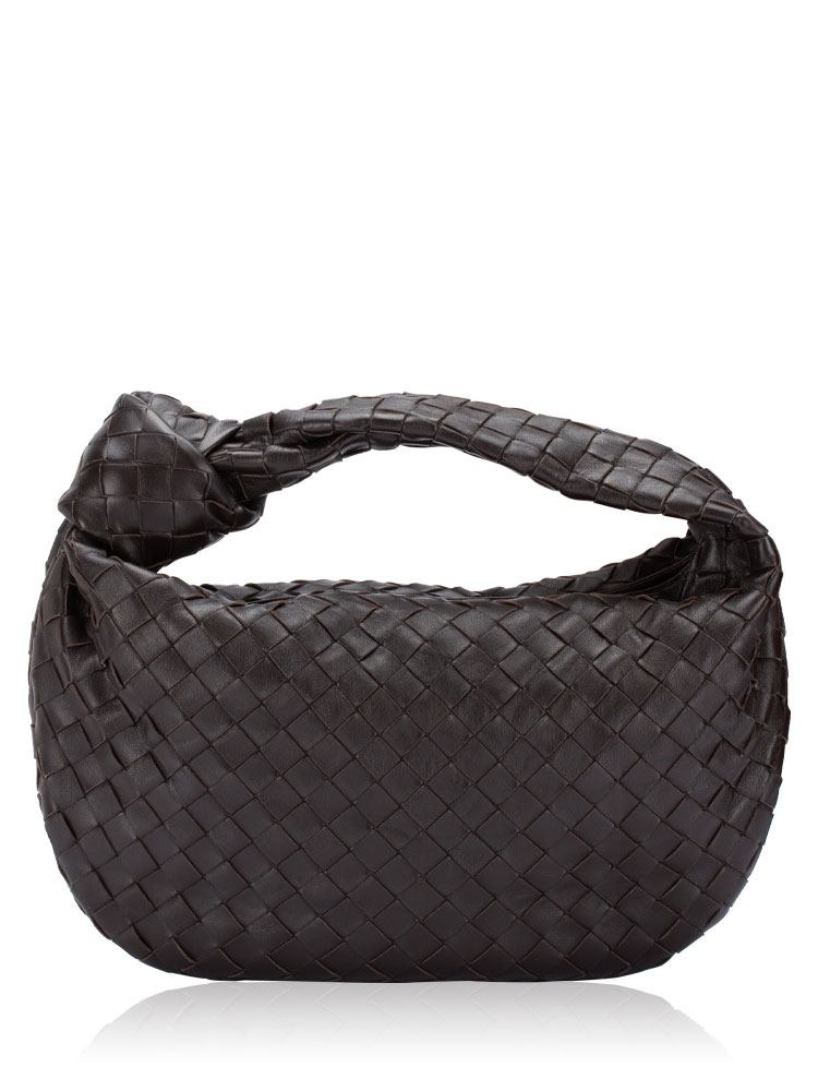 Nappa Intrecciato Jodie Small Hobo Fondant