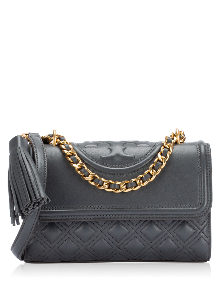 New Fleming Small Convertible Shoulder Bag Overcast