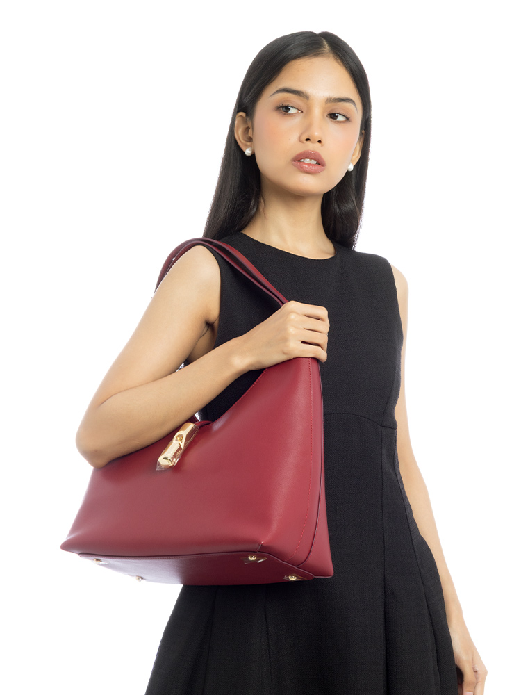 Goccia Medium Shoulder Bag Ciliegia