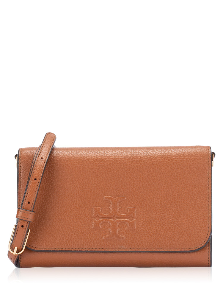 Thea Flat Wallet Crossbody Classic Tan