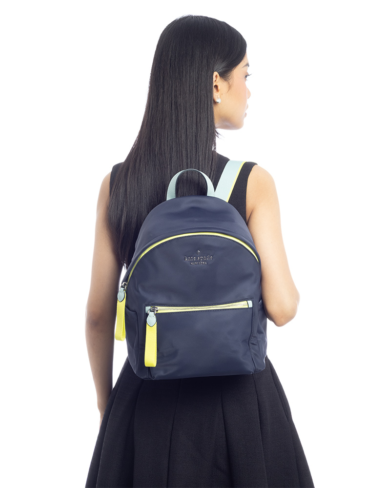 Chelsea Colorblock Nylon Backpack Blazer Blue