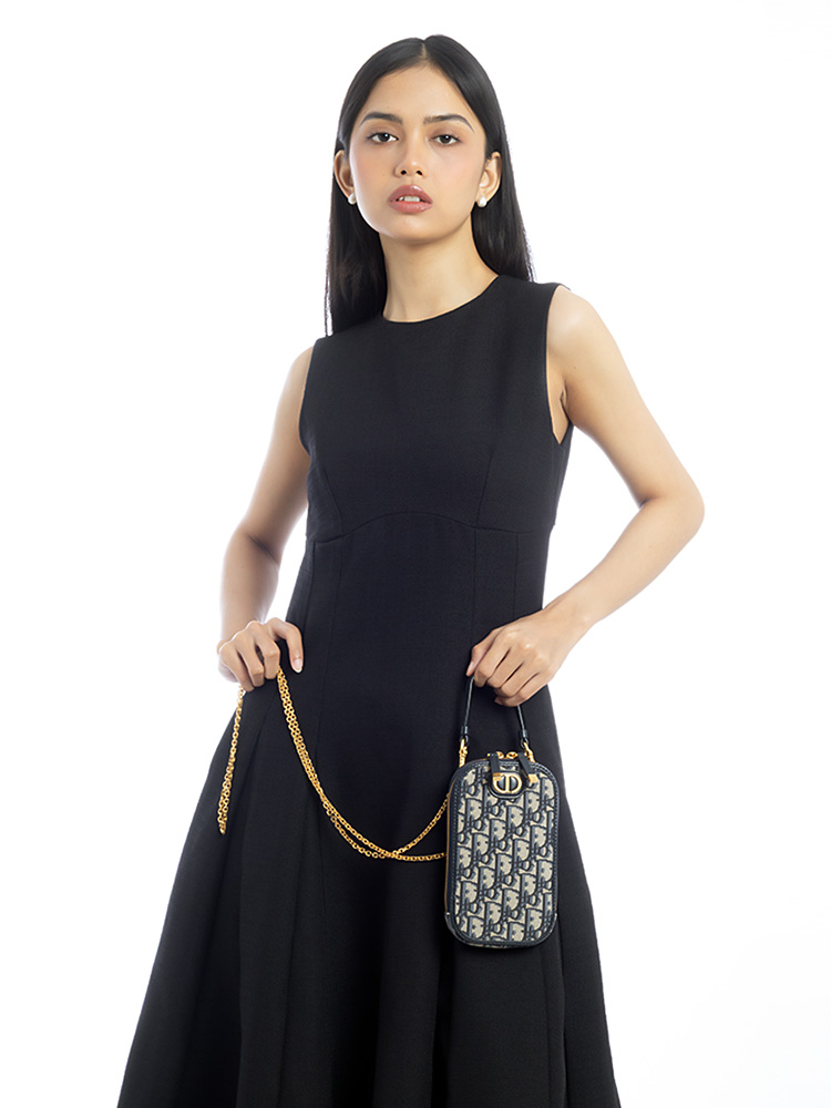 Oblique 30 Montaigne Call'in Phone Crossbody Blue