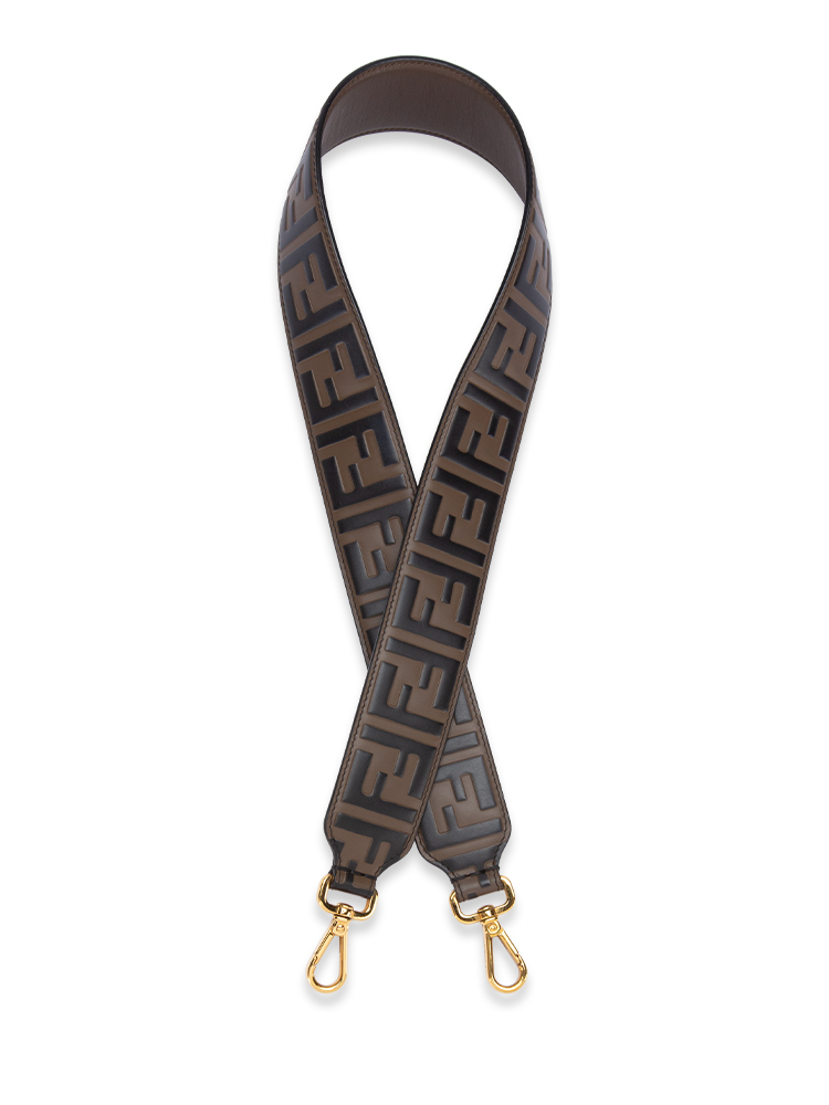 Vitello Century FF 1974 Embossed Strap You Maya Black