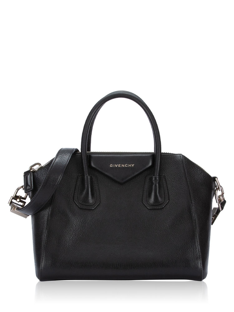 Sugar Goatskin Small Antigona Black