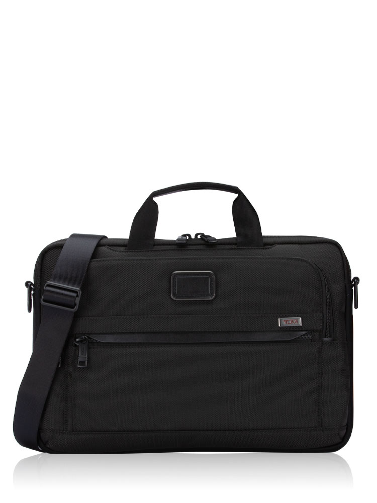 Alpha Large Briefcase Black