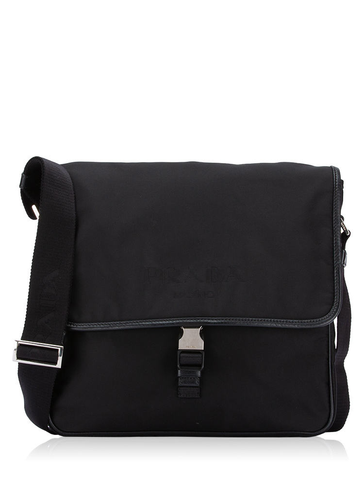 Tesutto Saffiano Messenger Nero