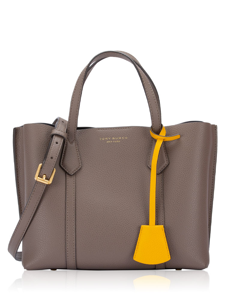 Perry Small Triple Compartments Tote Clam Shell