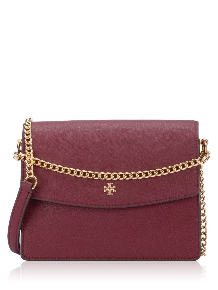 Emerson Envelope Shoulder Bag Burgundy